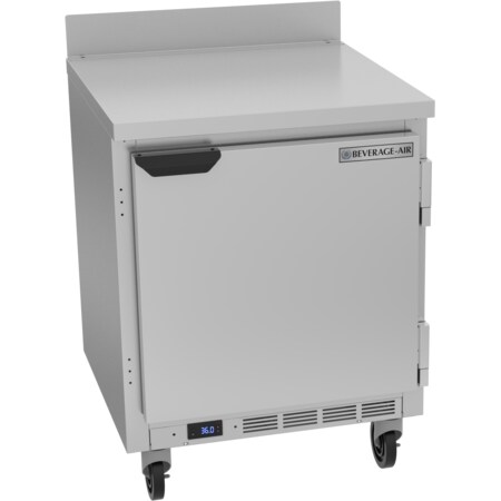 Beverage-Air Refrigerator, Worktop Style, 5.25 cu. Ft, 27"W WTR27HC